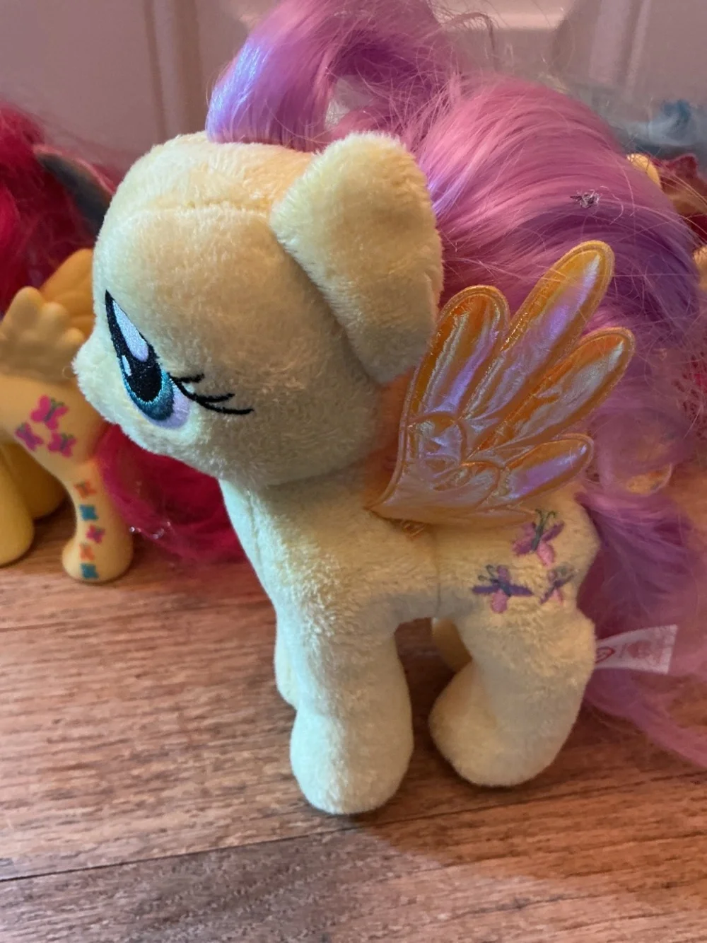 Ty My Little Pony Fluttershy Sparkle 7” Plush with tag plus 2 others